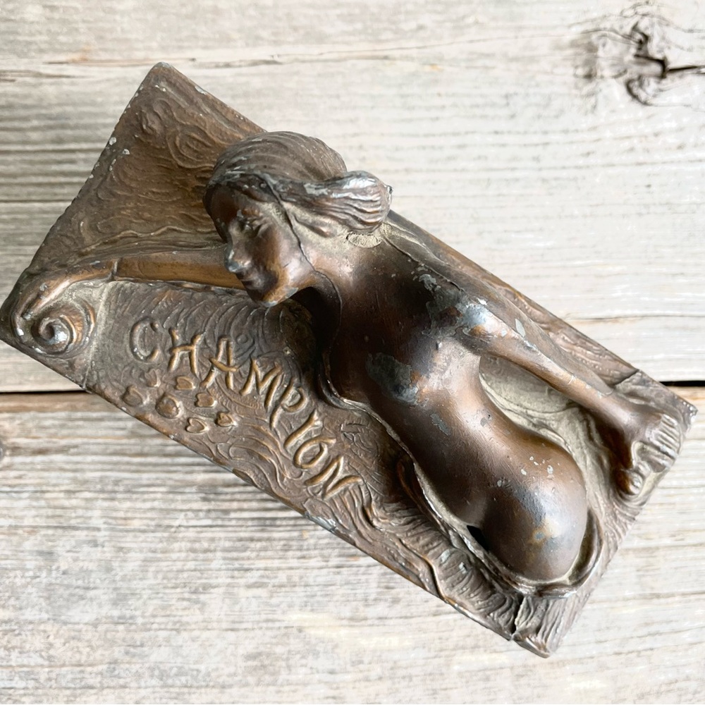 Art Nouveau Ink Blotter - Champion